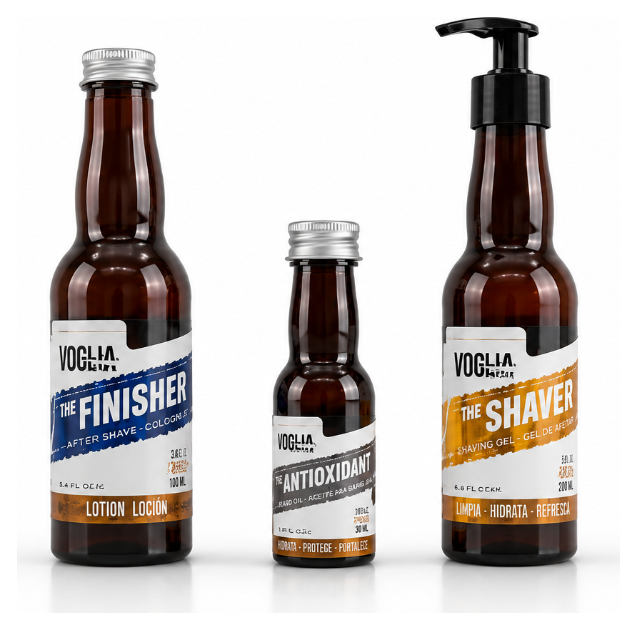 After shave y gel de afeitar Voglia
