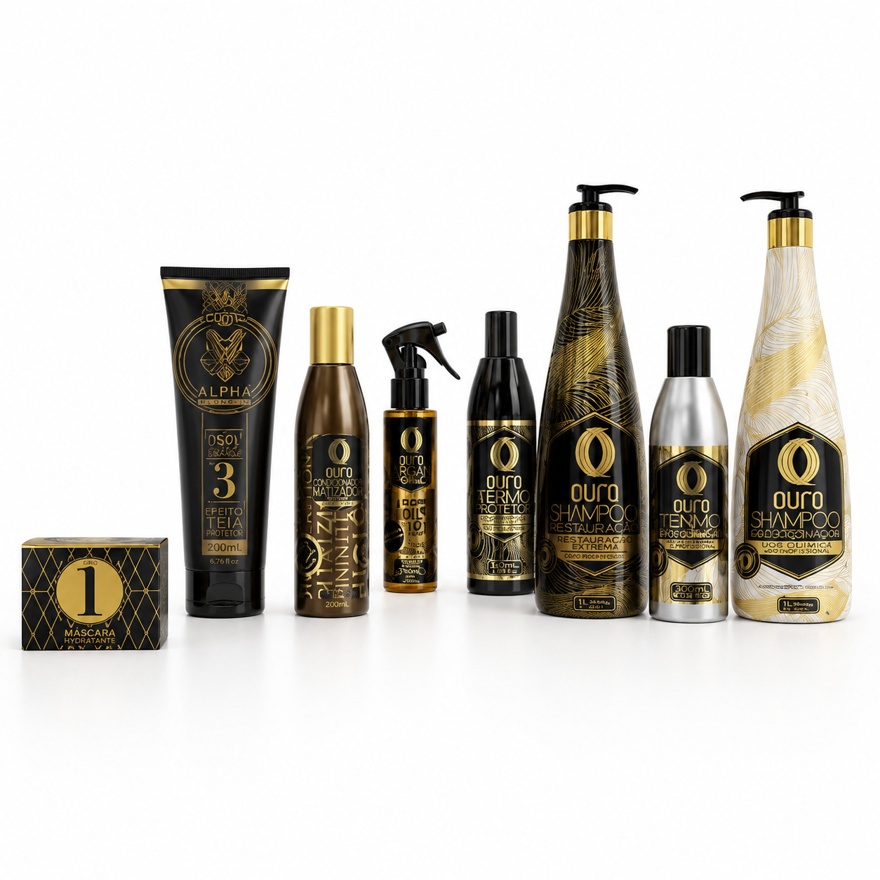 Ouro shampoo repair y matizador