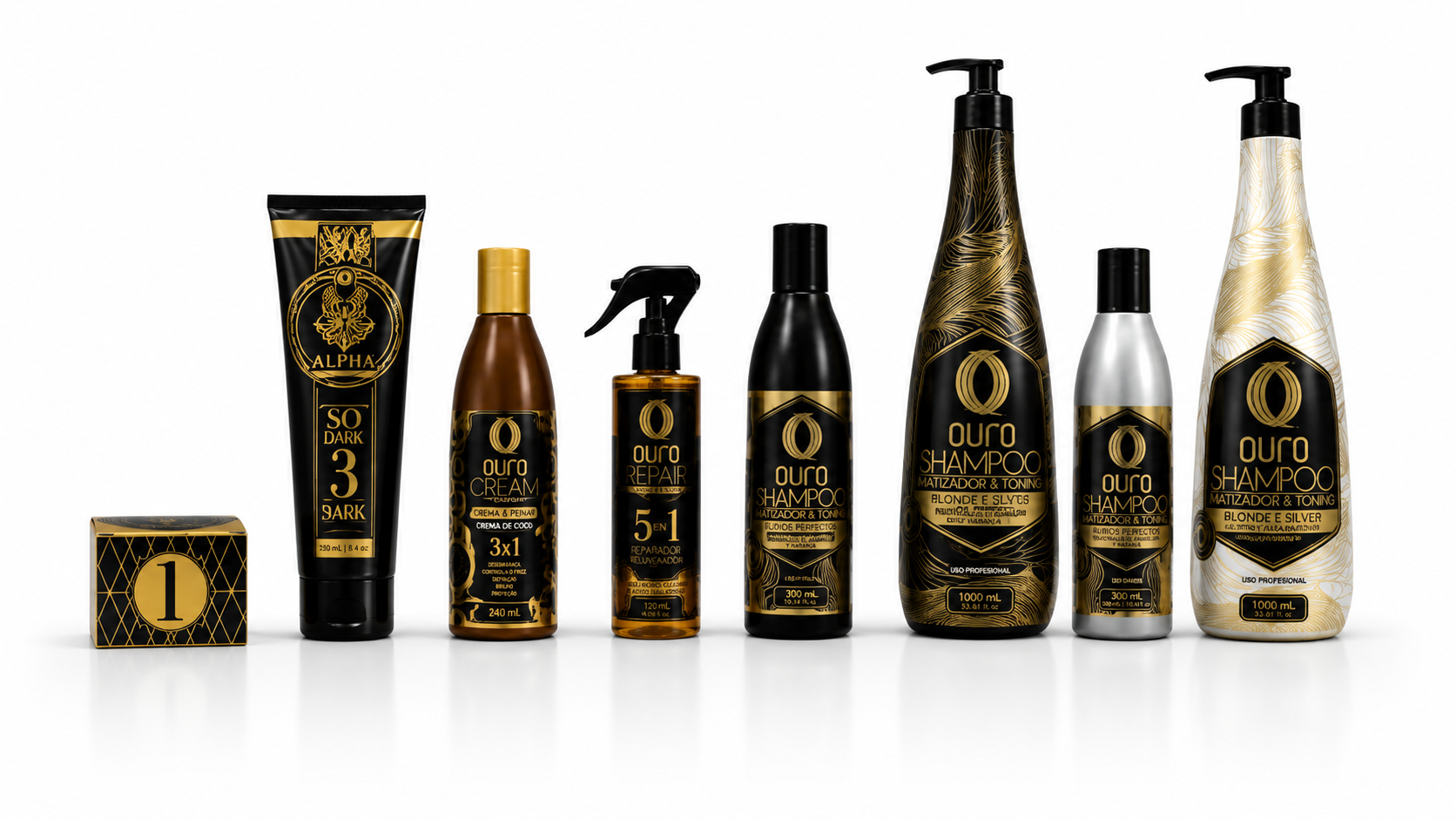 Ouro shampoo repair y matizador