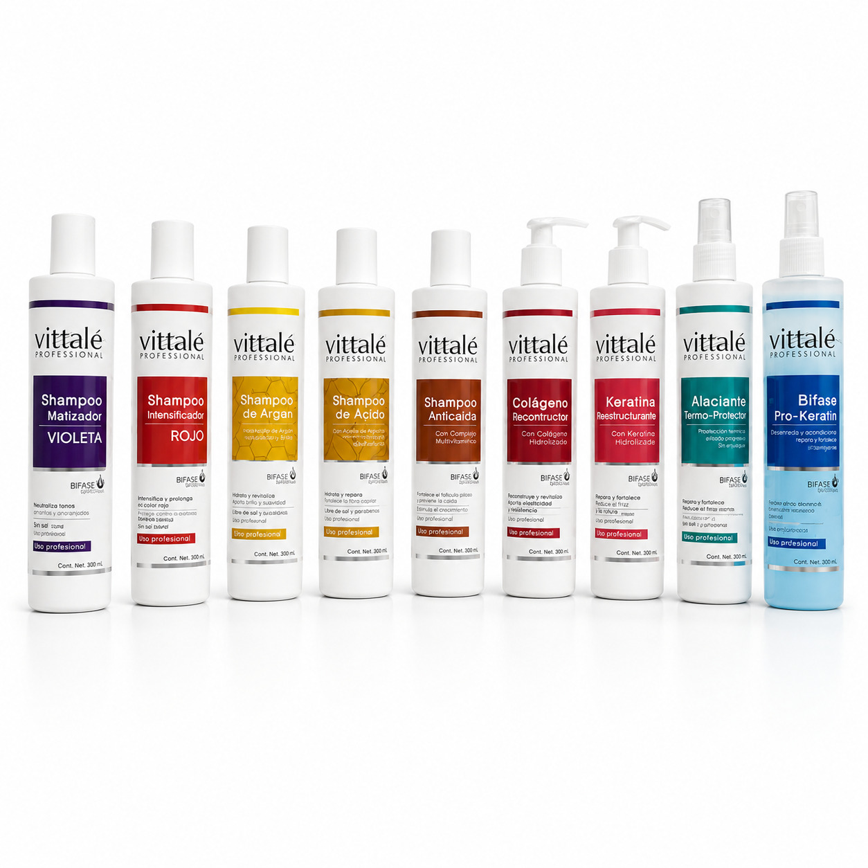 Vittalé shampoos profesionales