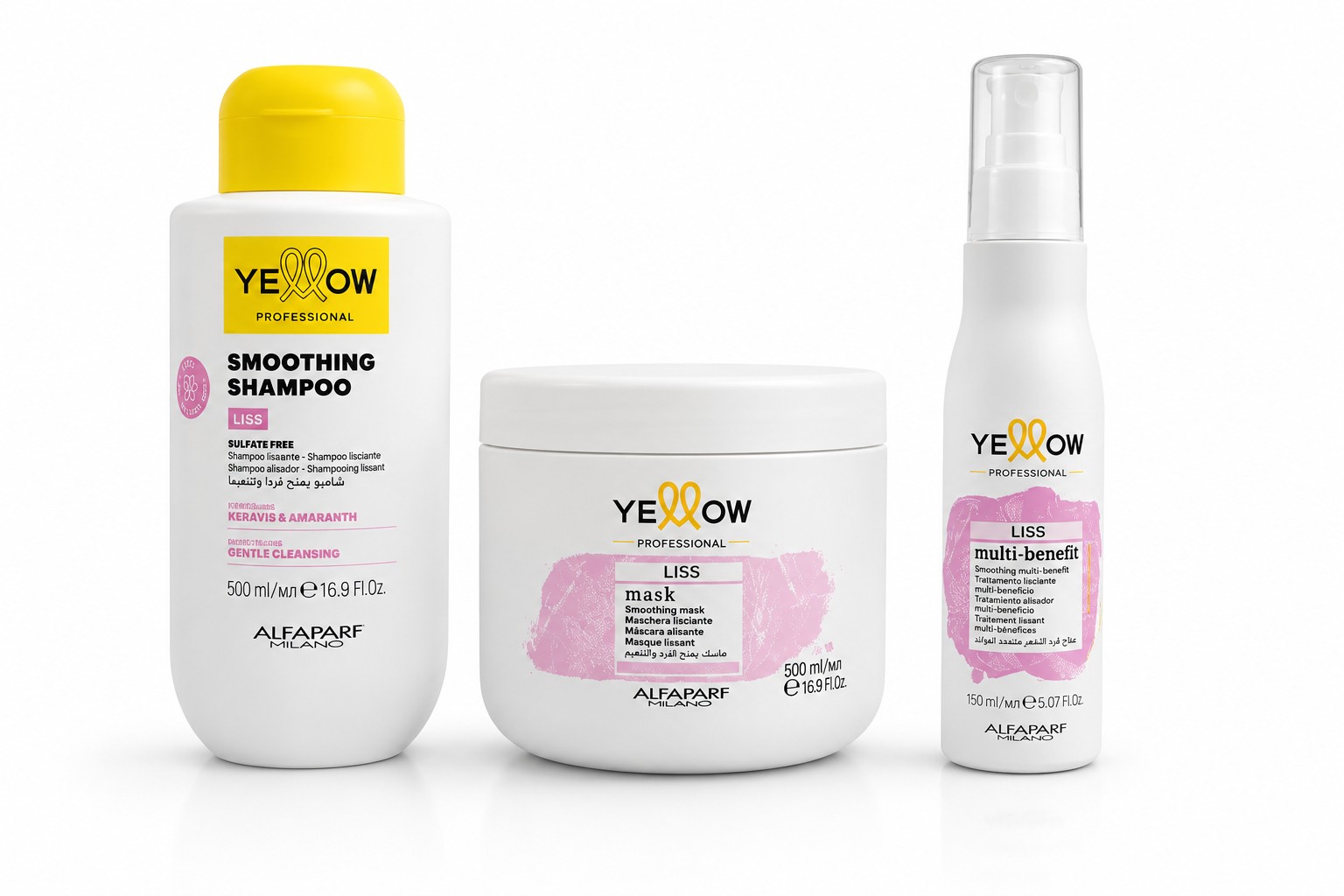 Liss Smoothing Collection - Yellow Professional