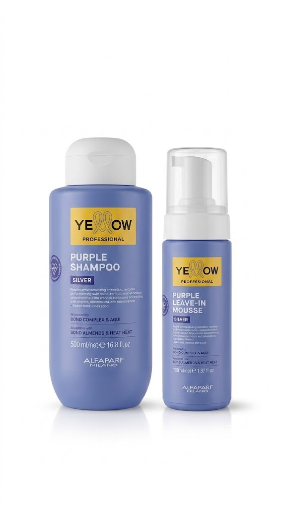Silver Purple Duo - Yellow Professional