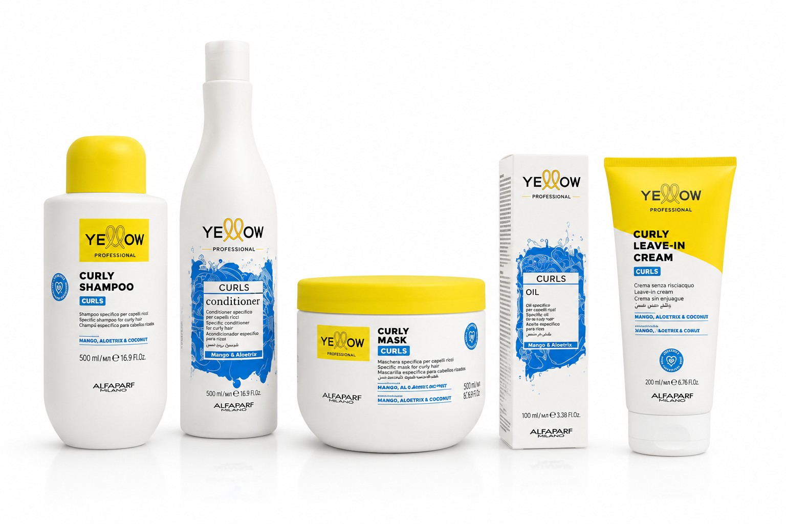 Curly Collection - Yellow Professional